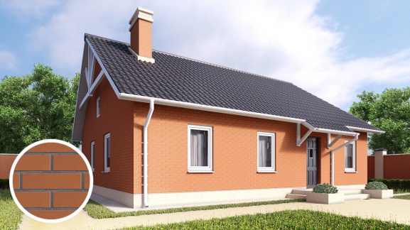 Облицовочный пустотелый, М-150,120x250x65, красный, Маркинский КЗ