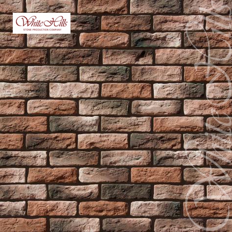 Облицовочный камень White Hills, Брюгге Брик, цвет 316-70